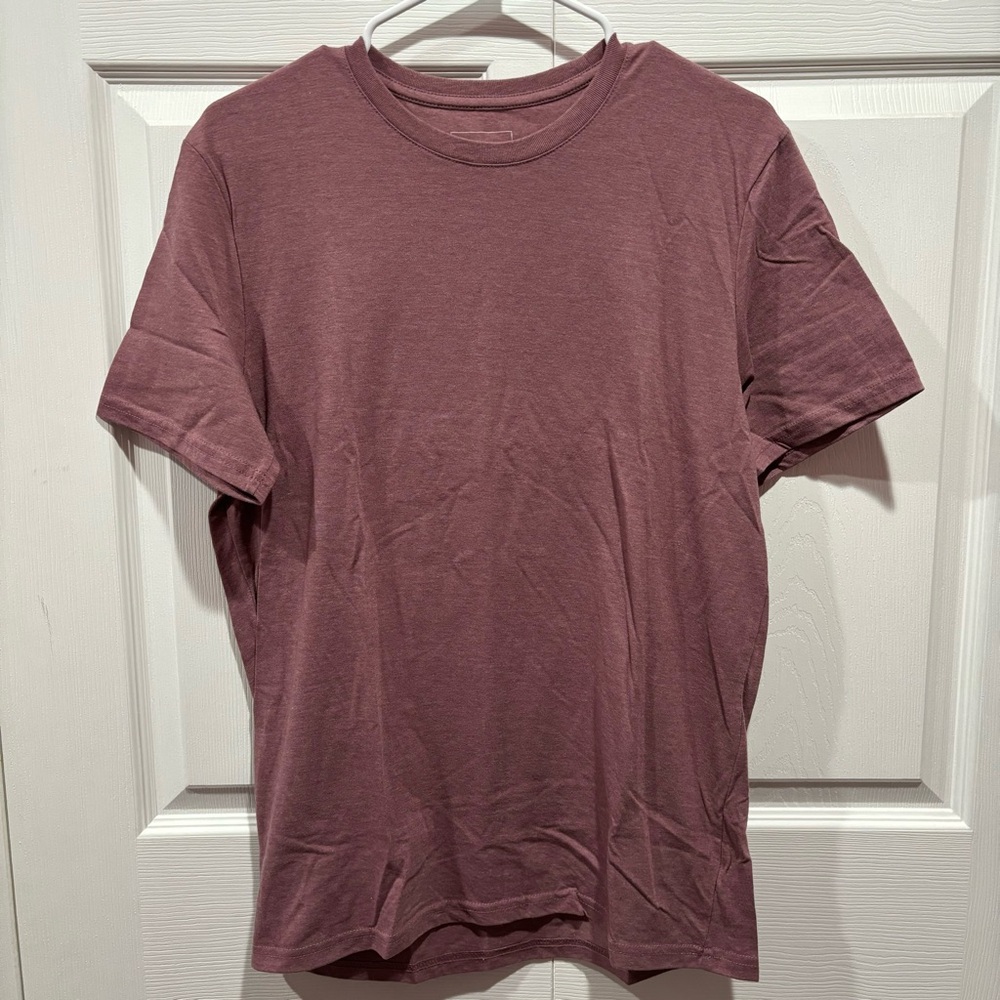 SONOMA Men's Lightweight Short Sleeve Tee T Shirt Top - mauve, size M